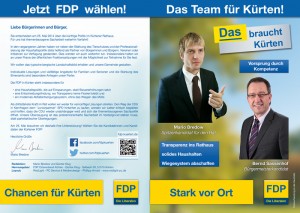 FDP Flyer A4 - Aussenseiten