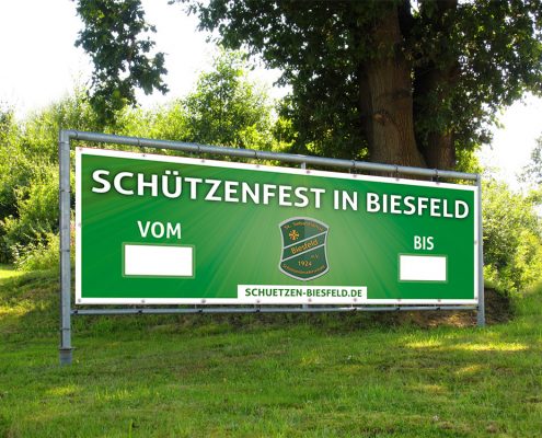 Banner Schützenfest Mockup