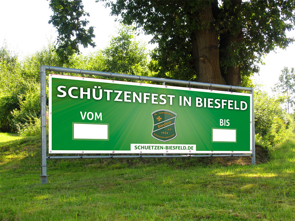 Banner Schützenfest Mockup
