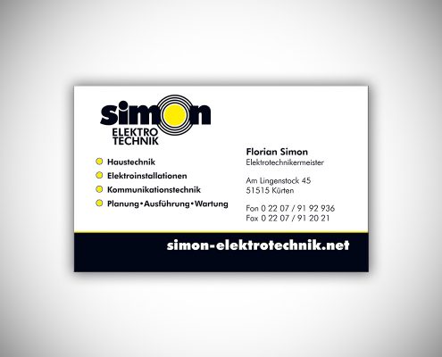 Simon Elektro Magnetschild